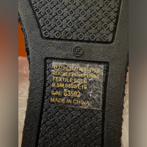 Authentic Tory Burch Ines Espadrille Mesh
Leather Silk Suede Malachite/Navy - Picture 8 of 13